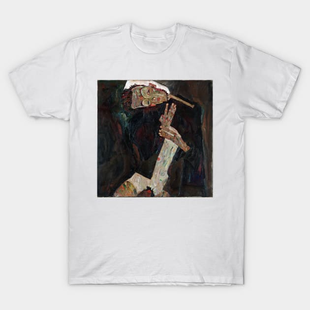 Egon Schiele The Lyricist T-Shirt by pdpress